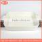 strengthen durable porcelain baking ceramic fry pan with special handle heating pan restaurant big size rectangular pan