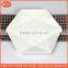 hotel plates all size wholesale customized star shape porcelain dinner plate for restaurant home ceramic six side dessert plate