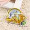 gold foil egypt souvenir metal magnet fridge