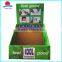 High Quality Template Cardboard Green Display Box For Towel