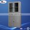 0.5 Thickness Knock Down Large Metal Storage Cabinets with Glass Door