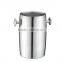 Apple shape Stainless Steel Ice Bucket