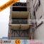 outdoor warehouse hydraulic cargo lift elevators/wall mounted hydraulic lead rail lift