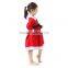 christmas design Manufaturer Wholesale good quality lovely red baby girl party dress