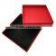 Red Cardboard Paper Box With Lid.