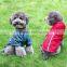 reflective stripe alarm dog raincoat dog waterproof coat