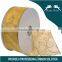 Ribbon Swirl Wired Sheer Glitter Organza, 50-Yard Spool,yellow/Silver
