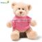 Alibaba factory wholesale mini teddy bear, Custom Plush Toy Panda with T-Shirt Embroidered Logo
