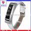 Classic Accessory Crocodile Genuine Leather Replacement for Fitbit Alta Bands with Metal frame