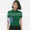 Wholesale spandex cotton plain blank women polo shirt