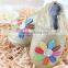 A-bomb Cute Abordable Rainbow Flower wholesale baby cow leather babies Infants moccasins manufacturers infant prewalking shoes
