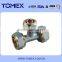Female tee used in pex and pex al pex pipe system