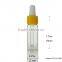 Glass Essential Oils Eyedrops Droppers Glass Bottles with Colorful Metal Cap