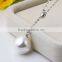 Fresh Water Pearl Jewelry,Fashion Pearl Necklace With 925 Pure Silver Chain