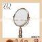 Satin Nickel Decorative Desktop Magnifying Cosmetic Mirror