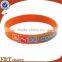 customize personalised sport event promotion cheap silicone bracelet with paw printing