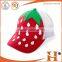 OEM crazy hats for kids handmade baseball cap red cap for kids