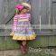 Latest design baby girl dress kid flower decoration frocks cotton frocks designs