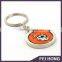 Advertising Cute fish logo spinning keychain