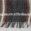 Dot Printed Polyester Scarf with fringe