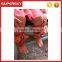 V-41 Lace trim stripe toddler knitting crochet baby leg warmer with flower cute boot cuffs