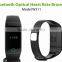 Bluetooth Bracelet Manual Fitness Band with Wristband l Heart Rate Monitor