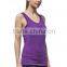 Wholesale OEM women sleeveless vest/87%polyester 13%spandex vest
