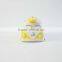 Cute Bus Custom Coin Bank with Flowers Patterns with Yellow or Blue Colors