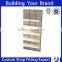 promotion wooden slatwall durable hardware shop counter design