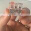 Hot Sale in Europe 40% smaller 100% transparent wago 221 type Quick release connection connector with orange levers