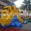 commercial dolphin water slide with pool , inflatable water slide for kid and adult