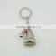 Hot Sale Rhinestone Christmas Hat Red Christmas Gift Keychain