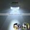Outdoor Solar Powered LED Wall Path Landscape Mount Garden Fence Light Lamp