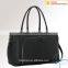 2016 double zipper pocket genuine leather diaper bag with changing pad, bottle, shoulder pad