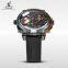 WEIDE popular brand best selling products sports watch men silicone band dual time stainless steel back water resistant watches