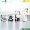 A set glass jar 50ml 60ml 100ml high quality glass storage jar with flip top cap
