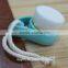 Hot Selling Comma Shape Plastic Handle Facial Cleansing Brush
