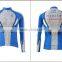 Anti-wrinkle Eco-Friendly Biking Jersey Keep Body Cool Blue Best-selling