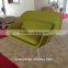 Fashionable fiberglass frame upholstery nice fabric womb sofa