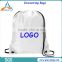 Custom polyester drawstring bag with your logo