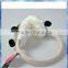 2014 women beige and black panda knitted custom earmuff