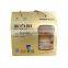 Elegant design cardboard gift box with handle