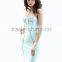 blue elegant one-piece strap bodycon fashionable latest dresses designs