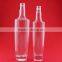 High transparency 375ml glass bottle square alcohol bottle 500ml glass bottles juice