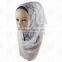 Zhejiang factory sale plain lace hijab scarf muslim ladies shawl