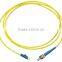 0.9 2.0 3.0mm singlemode 9/125um st-lc pvc jacket fiber optic patch cord pvc jacket