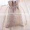  express  supplier wholesale cotton linen drawstring bag