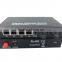 2SFP ports & 4 RJ45 ports fiber optic media converter , 10/100/1000Base fiber optic transceiver