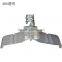 43CM Durable Shirt Clear Plastic Hanger With Notch