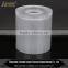 OEM/ODM Transparent Acrylic Round Glove Barrel / Wastepaper Basket